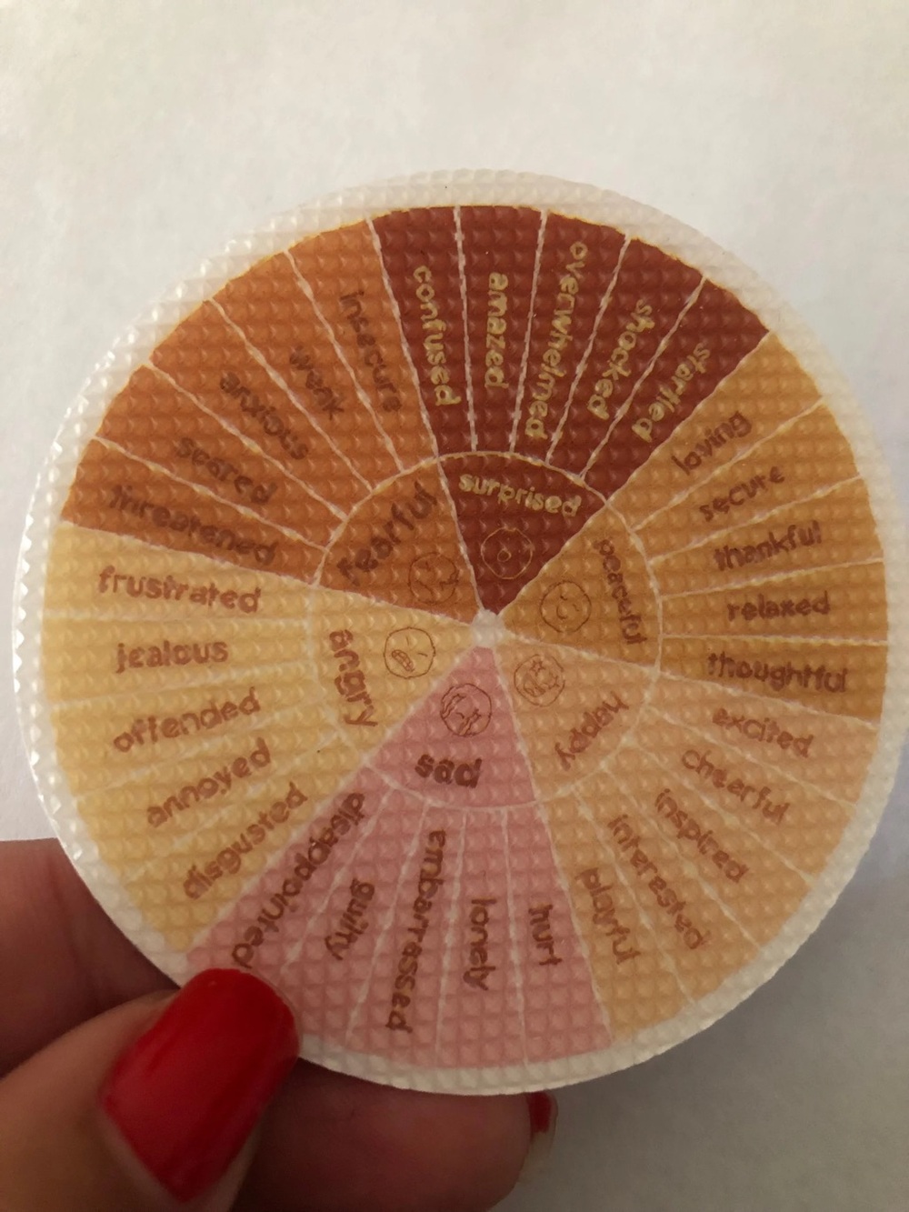 Emotion wheel sensory sticker for anxiety relief
SKU1232